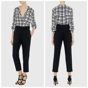 Iro‎ Sheava Cropped High-Rise tie waist Pants Sz 38 US 6